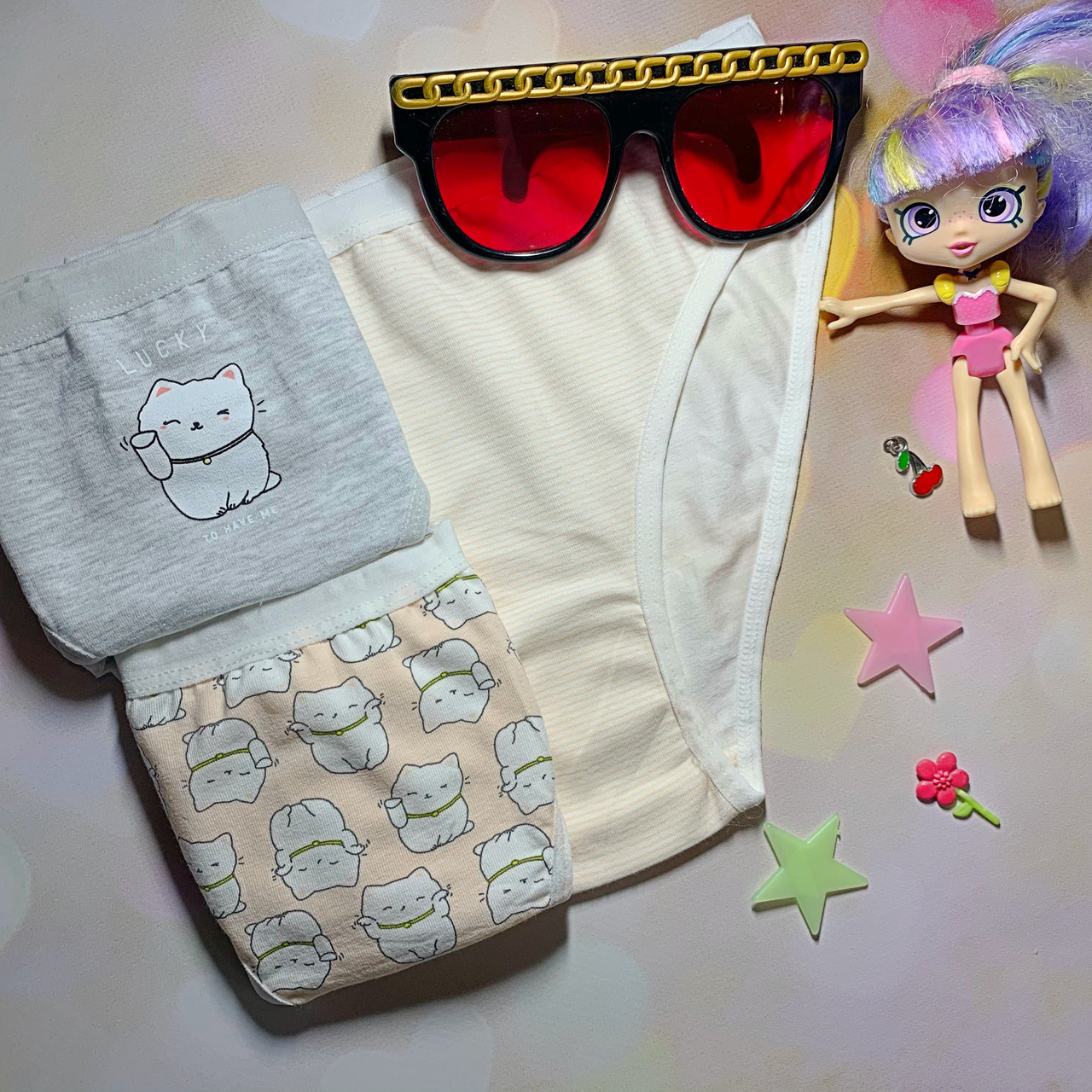 Набор трусики детские для девочки 3 шт. DOMI kids 76500-130 5/6 (110-116cm)
Набор трусики детские для девочки 3 шт. DOMI kids 76500-130 5/6 (110-116cm)