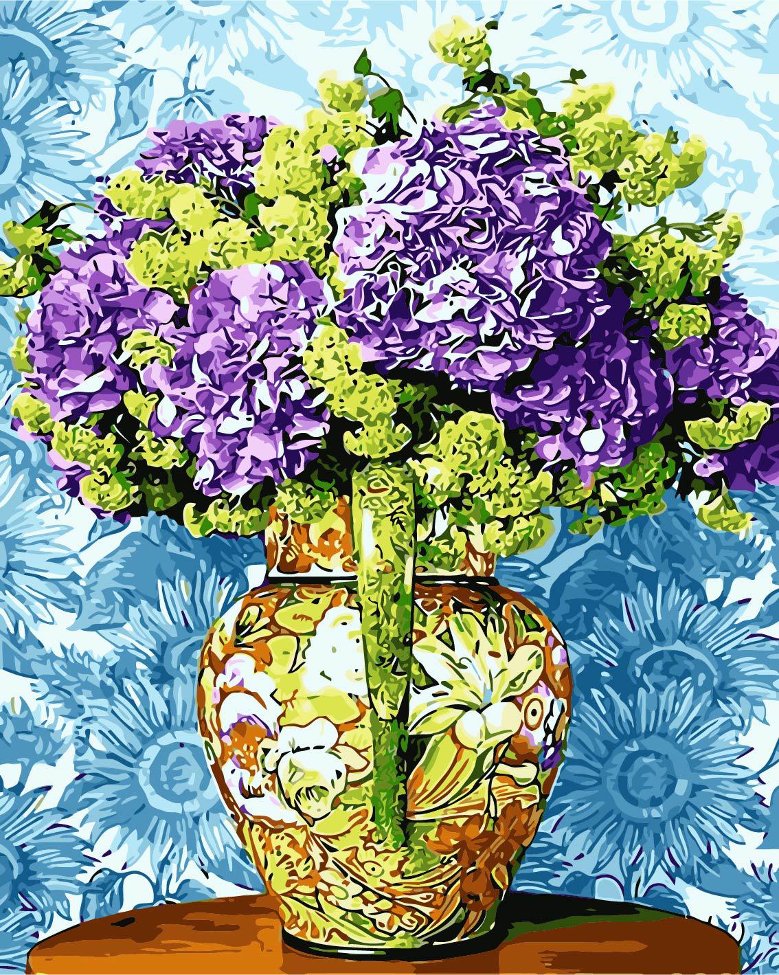 Картина рисование по номерам Paintboy Букет гортензий W4323 40х50 см Цветы, букеты, натюрморты набор для росписи краски, кисти, холст
Картина рисование по номерам Paintboy Букет гортензий W4323 40х50 см Цветы, букеты, натюрморты набор для росписи краски, кисти, холст