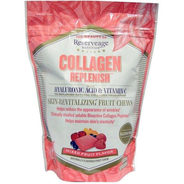 Коллаген Collagen Replenish ReserveAge Nutrition фрукты 60 жевательных конфет (RAN004)
Коллаген Collagen Replenish ReserveAge Nutrition фрукты 60 жевательных конфет (RAN004)