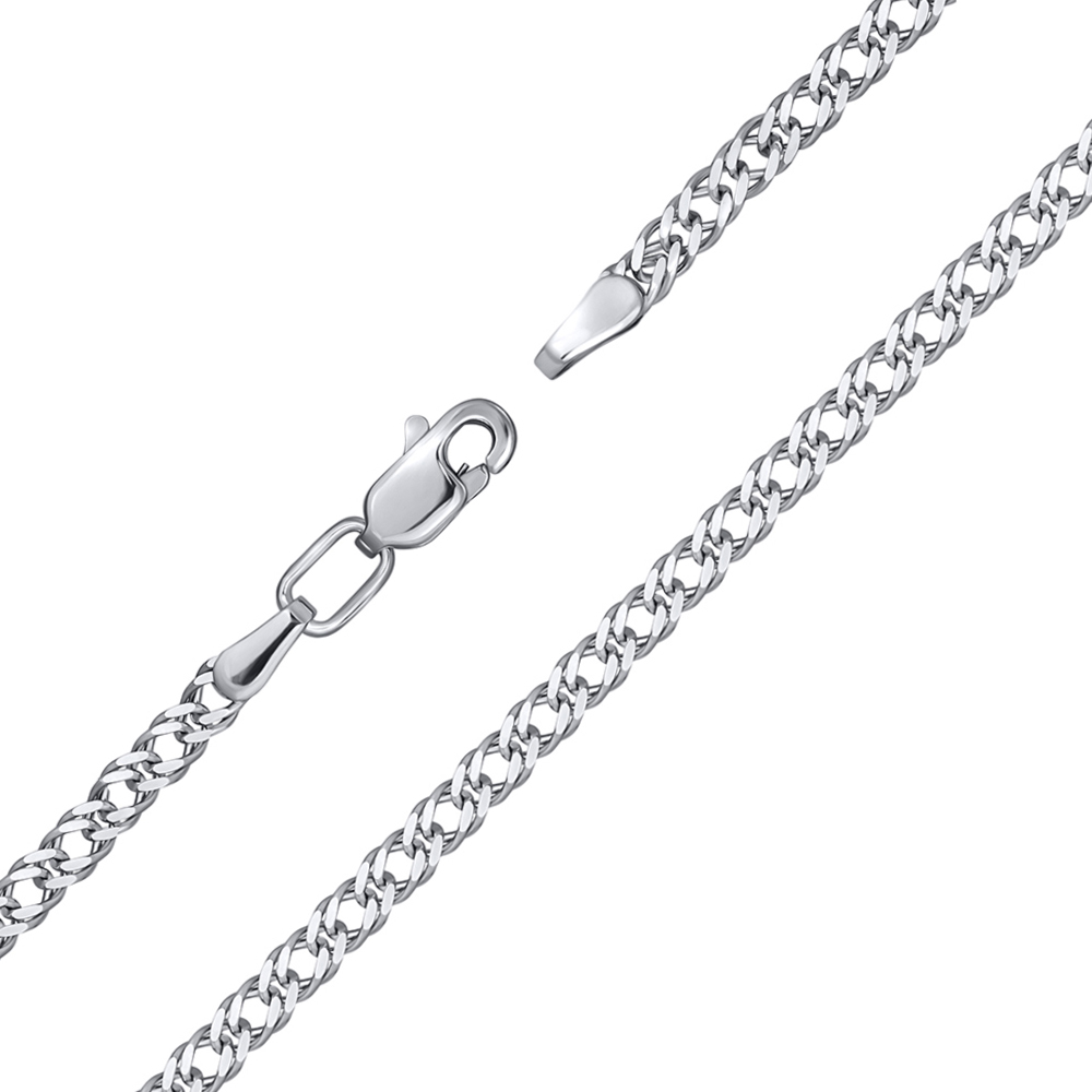 Серебряный браслет в плетении ромб 000122993 16 размера
Серебряный браслет в плетении ромб 000122993 16 размера