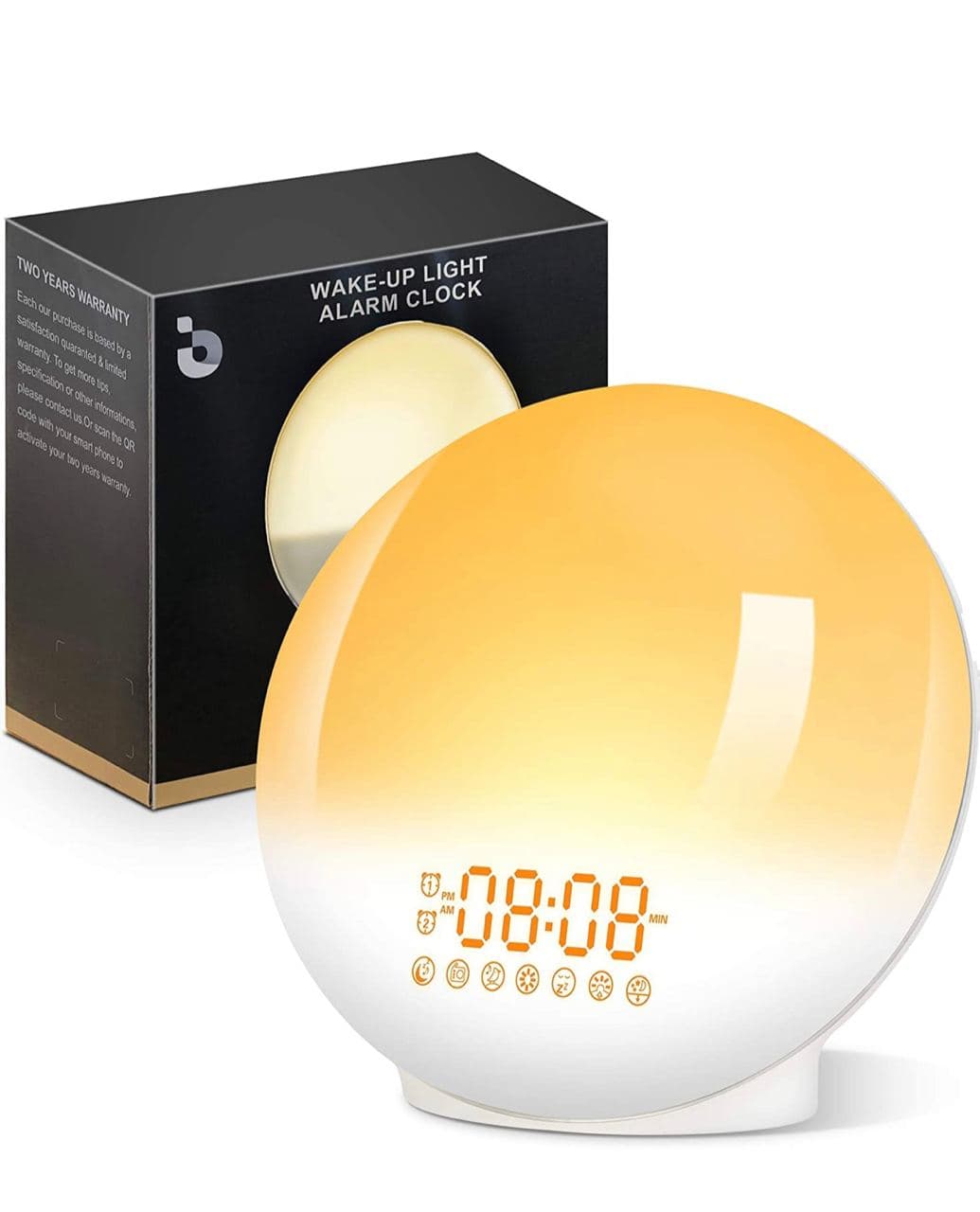 Будильник, часы Sunrise alarm clock с симуляцией восхода солнца, двойной цифровой будильник с FM-радио
Будильник, часы Sunrise alarm clock с симуляцией восхода солнца, двойной цифровой будильник с FM-радио