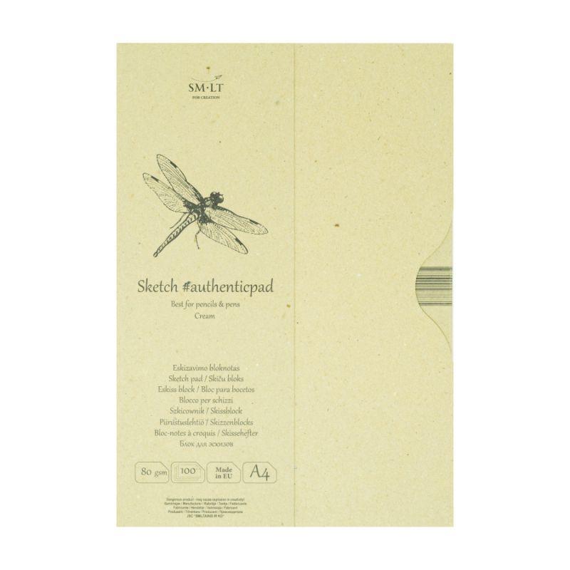 Склейка A4 Smiltainis AUTHENTIC 80г/м2 для эскизов 100л в папке кремовый цвет (4770644587835)
Склейка A4 Smiltainis AUTHENTIC 80г/м2 для эскизов 100л в папке кремовый цвет (4770644587835)
