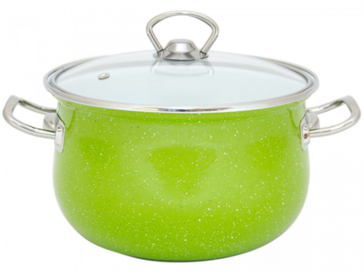 Кастрюля эмалированная Infinity Green 5 л Ø22 см со стеклянной крышкой (SCE-P-554-B)
Кастрюля эмалированная Infinity Green 5 л Ø22 см со стеклянной крышкой (SCE-P-554-B)