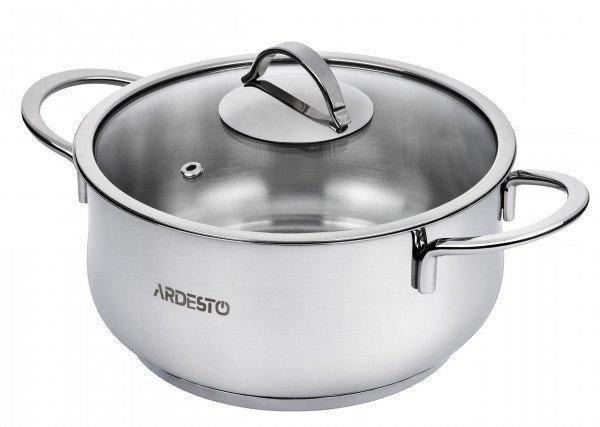 Кастрюля из нержавеющей стали Ardesto Black Mars 4.3 л Ø22 с индукционным дном и стеклянной крышкой (R-0743-S)
Кастрюля из нержавеющей стали Ardesto Black Mars 4.3 л Ø22 с индукционным дном и стеклянной крышкой (R-0743-S)