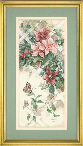 Набор для вышивания DIMENSIONS Бабочки и клематисы
Набор для вышивания DIMENSIONS Бабочки и клематисы