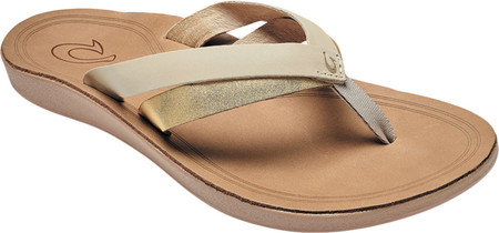 Женские вьетнамки, сланцы OluKai Kaekae Flip Flop Tapa/Gold Full Grain Leather 41
Женские вьетнамки, сланцы OluKai Kaekae Flip Flop Tapa/Gold Full Grain Leather 41