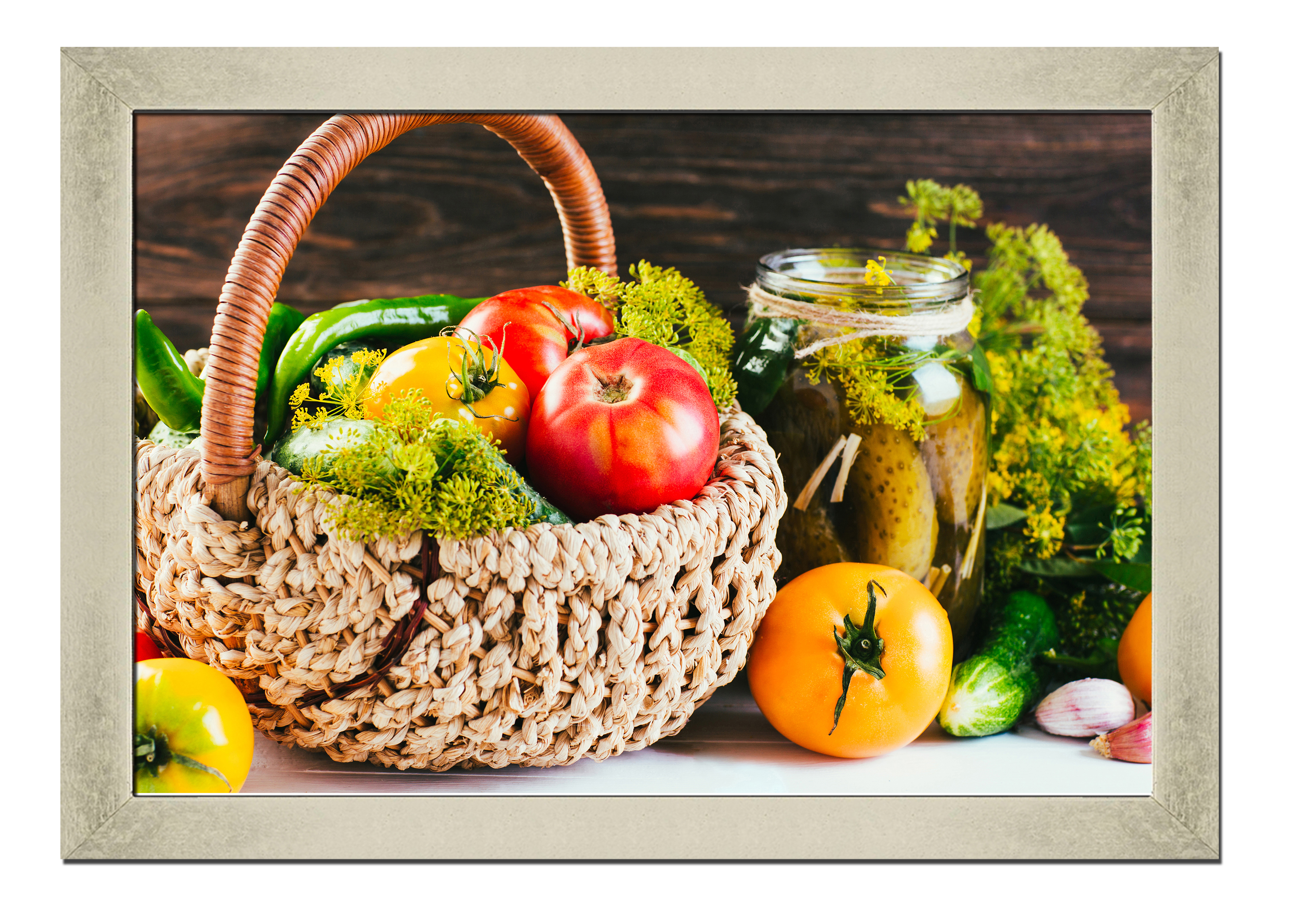 Silver frame картина на файн-арт бумаге Корзина с овощами вкусная еда, кухонная тематика Hotel Arizona HD 31 см x 41 см
Silver frame картина на файн-арт бумаге Корзина с овощами вкусная еда, кухонная тематика Hotel Arizona HD 31 см x 41 см