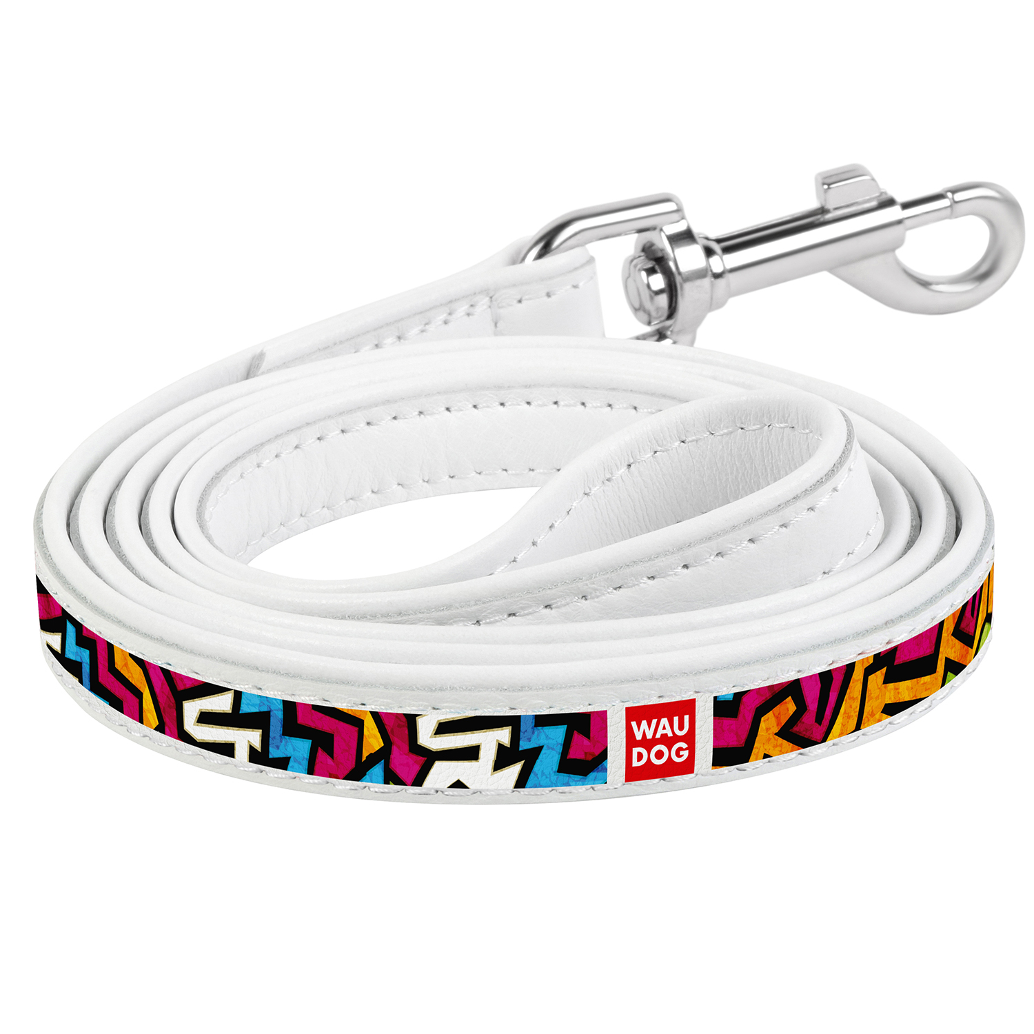 Кожаный поводок для собак WAUDOG Design с рисунком "Граффити" Белый 122 см 18 мм (0118-0021-15)
Кожаный поводок для собак WAUDOG Design с рисунком "Граффити" Белый 122 см 18 мм (0118-0021-15)