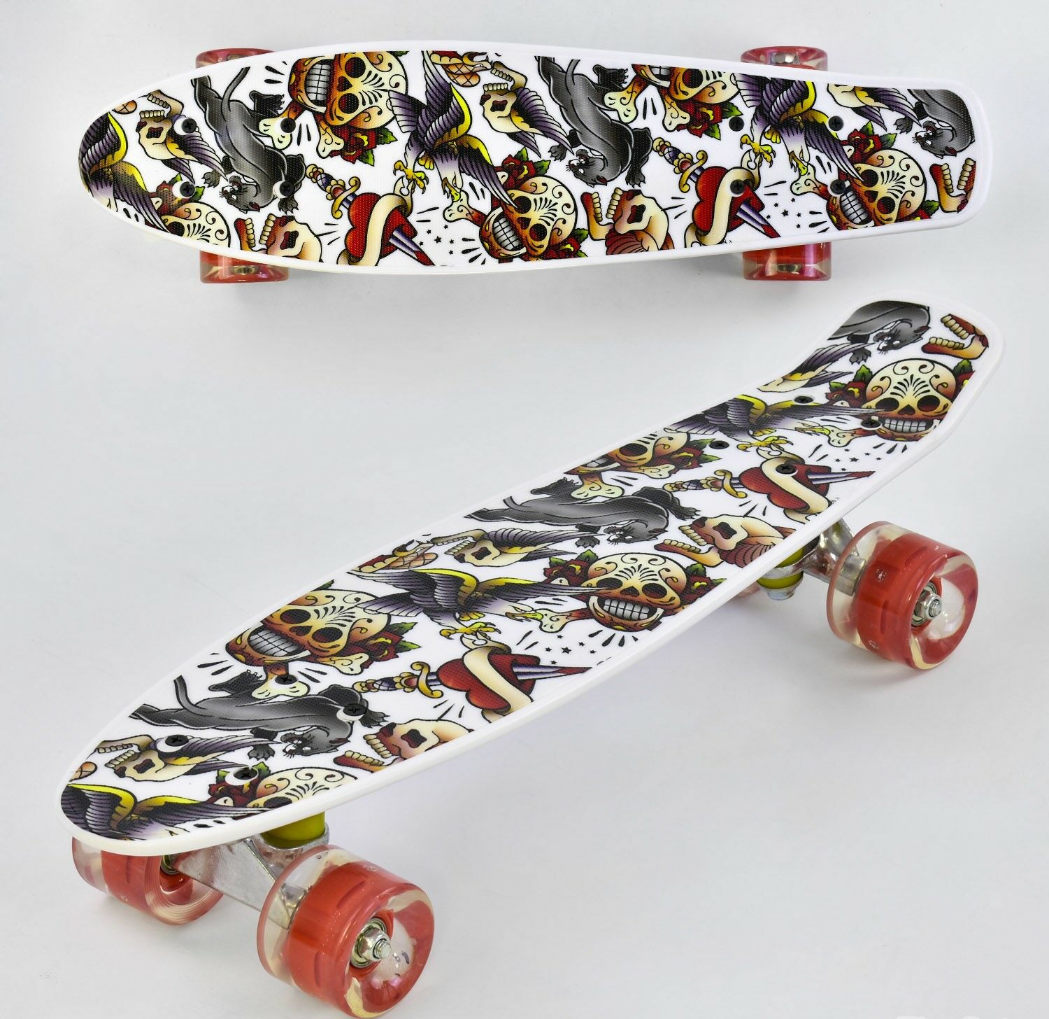 Скейт Пенниборд Best Board Р 14209 с рисунком доска 55 см, колёса d 6см PU, светятся (IG74543)
Скейт Пенниборд Best Board Р 14209 с рисунком доска 55 см, колёса d 6см PU, светятся (IG74543)