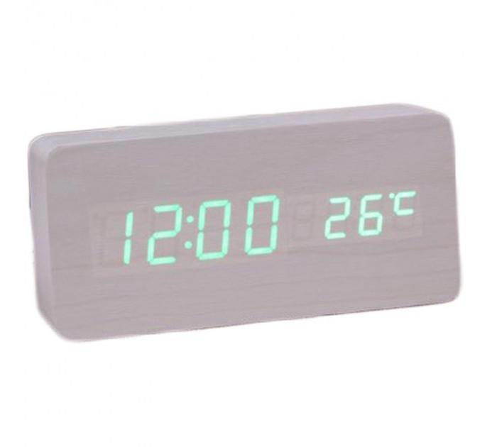 Электронные настольные часы LED WOODEN CLOCK VST 862 прямоугольные под дерево Белые, Зелёная подсветка
Электронные настольные часы LED WOODEN CLOCK VST 862 прямоугольные под дерево Белые, Зелёная подсветка