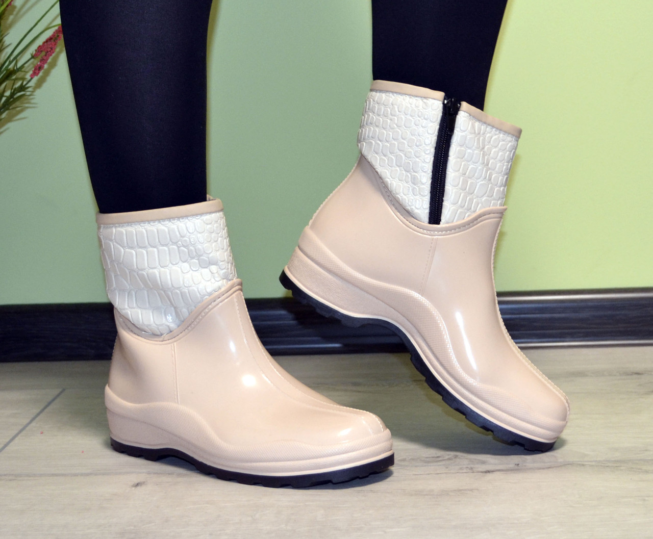 Ботинки полусапожки W-shoes 118b резиновые непромокаемые утепленные флисом по всей длине бежевые женские 41 (26 см) b-218
Ботинки полусапожки W-shoes 118b резиновые непромокаемые утепленные флисом по всей длине бежевые женские 41 (26 см) b-218