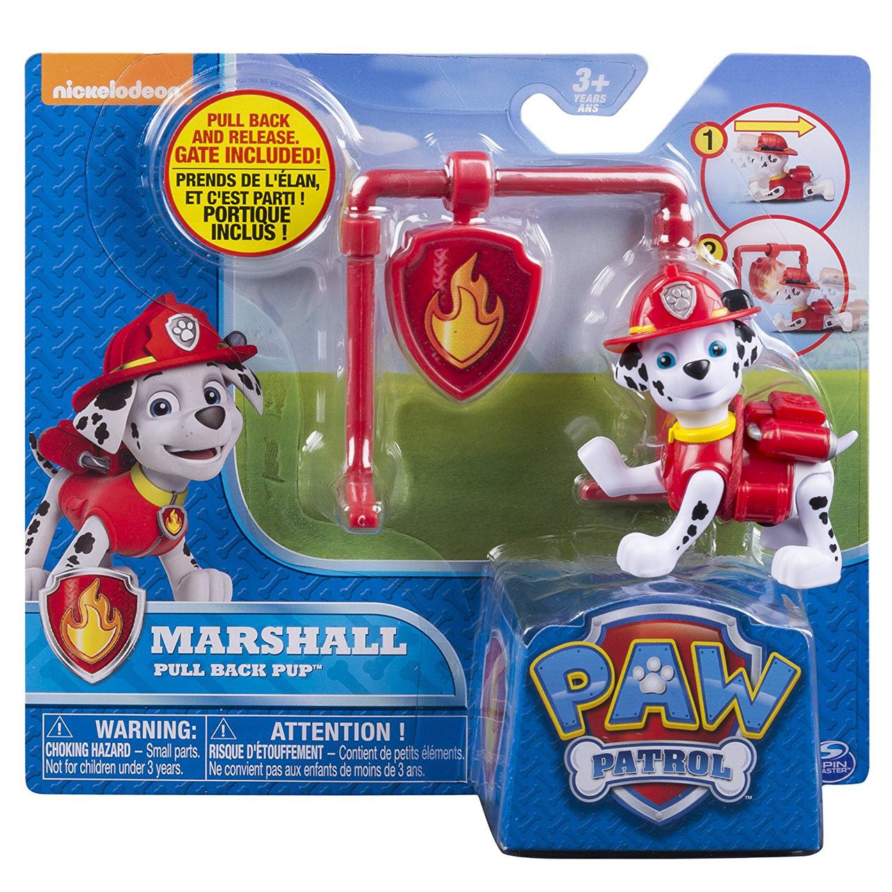 Коллекционная фигурка Маршала с механической функцией - Marshall Pull Back Pup, Spin Master - 143240
Коллекционная фигурка Маршала с механической функцией - Marshall Pull Back Pup, Spin Master - 143240
