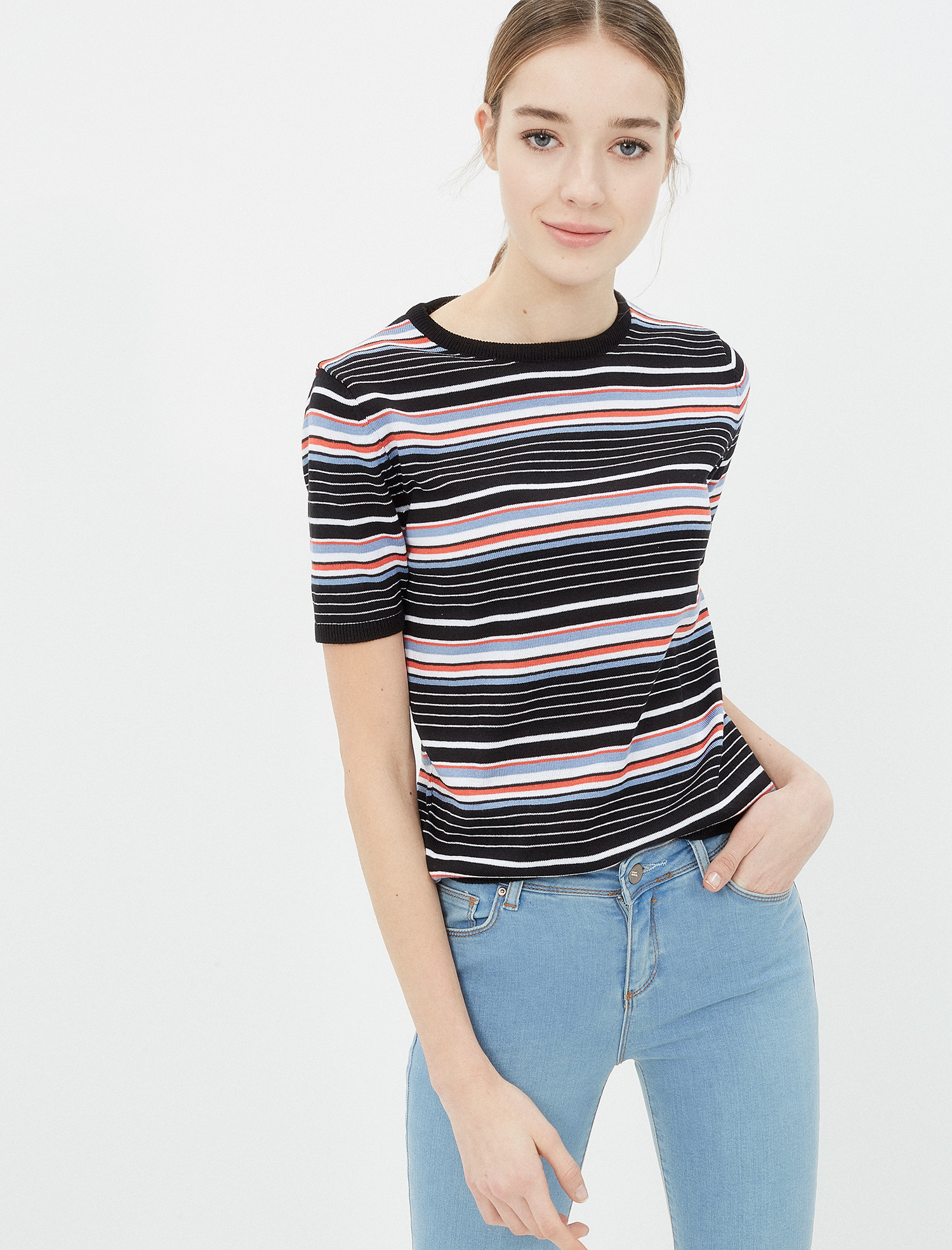 Футболка Koton 7YAL96062OT Black Stripe, Футболка Koton 7YAL96062OT XS Black Stripe
Футболка Koton 7YAL96062OT Black Stripe, Футболка Koton 7YAL96062OT XS Black Stripe