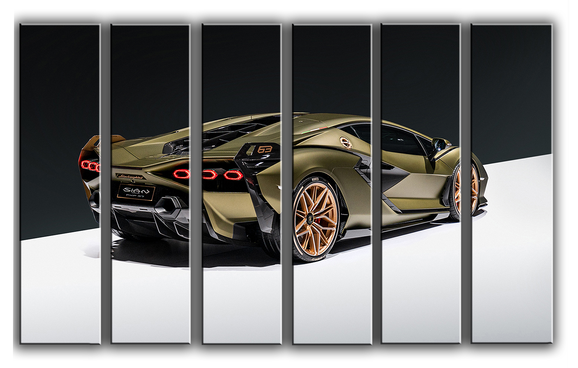 Модульная картина на холсте из 6 частей машина Lamborghini Sian спортивное авто Hotel Arizona HD 112 см x 171 см
Модульная картина на холсте из 6 частей машина Lamborghini Sian спортивное авто Hotel Arizona HD 112 см x 171 см