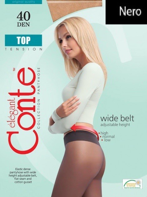 Колготки с регулируемой посадкой Conte Elegant TOP 40 Lycra®, , Nero, Колготки с регулируемой посадкой Conte Elegant TOP 40 Lycra®, 4, Nero
Колготки с регулируемой посадкой Conte Elegant TOP 40 Lycra®, , Nero, Колготки с регулируемой посадкой Conte Elegant TOP 40 Lycra®, 4, Nero