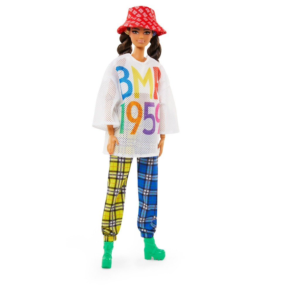 Эксклюзивная коллекционная премиум кукла Barbie (Барби) "BMR 1959" в футболке в сетку и шотландских
Эксклюзивная коллекционная премиум кукла Barbie (Барби) "BMR 1959" в футболке в сетку и шотландских