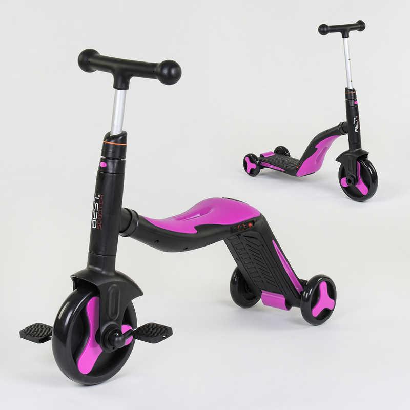 Самокат - беговел - велосипед 3 в 1 Best Scooter подсветка музыка PU колеса розовый JT 70708
Самокат - беговел - велосипед 3 в 1 Best Scooter подсветка музыка PU колеса розовый JT 70708