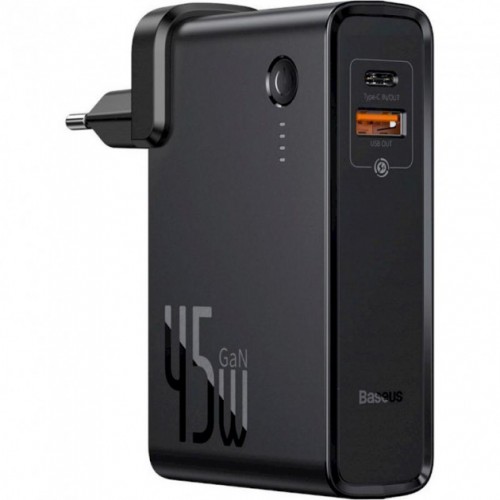 Адаптер сетевой 2 в 1 Baseus PS QC3.0 1USB 3A 45W Type_C + Power Bank 10000mAh Black
Адаптер сетевой 2 в 1 Baseus PS QC3.0 1USB 3A 45W Type_C + Power Bank 10000mAh Black