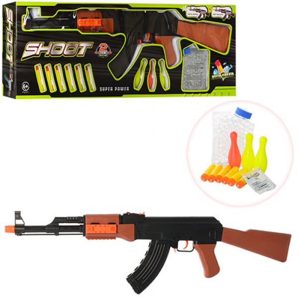 Автомат 600-31 (24шт) 63см,водяные пули, мягк.пули-присоски 6шт, кегли3шт, в кор-ке,66,5-23,5-6,5см
Автомат 600-31 (24шт) 63см,водяные пули, мягк.пули-присоски 6шт, кегли3шт, в кор-ке,66,5-23,5-6,5см