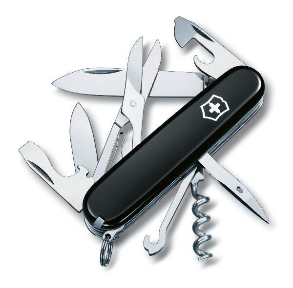 Нож складной швейцарский многофункциональный Victorinox Swiss Army Climber чорний
Нож складной швейцарский многофункциональный Victorinox Swiss Army Climber чорний