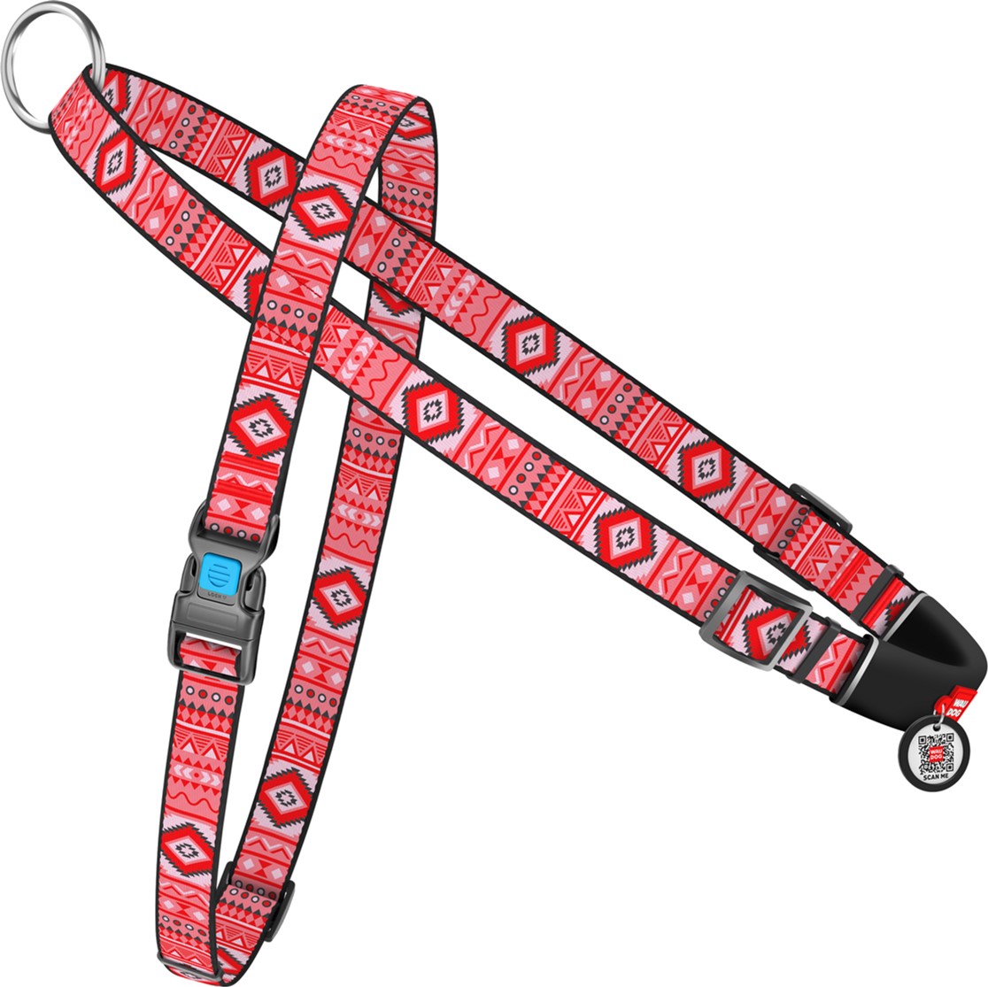 Шлея для собак быстросъемная Collar WAUDOG Nylon c QR паспортом, рисунок "Этно красный", пластиковый фастекс, M, Ш 20 мм, А 45-65 см, В 55-80 см (5448)
Шлея для собак быстросъемная Collar WAUDOG Nylon c QR паспортом, рисунок "Этно красный", пластиковый фастекс, M, Ш 20 мм, А 45-65 см, В 55-80 см (5448)