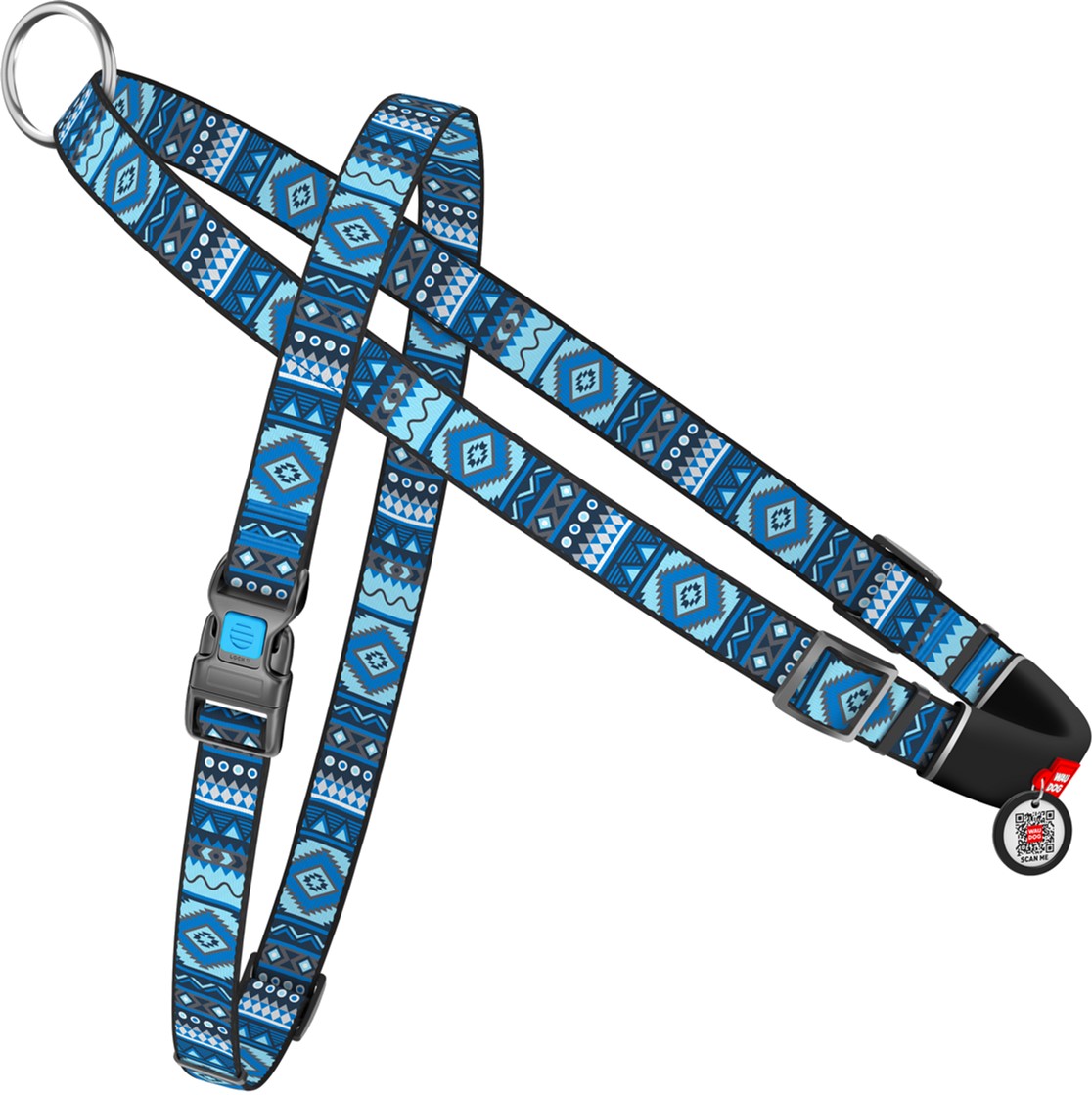 Шлея для собак быстросъемная Collar WAUDOG Nylon c QR паспортом, рисунок "Этно синий", пластиковый фастекс, M, Ш 20 мм, А 45-65 см, В 55-80 см (5442)
Шлея для собак быстросъемная Collar WAUDOG Nylon c QR паспортом, рисунок "Этно синий", пластиковый фастекс, M, Ш 20 мм, А 45-65 см, В 55-80 см (5442)