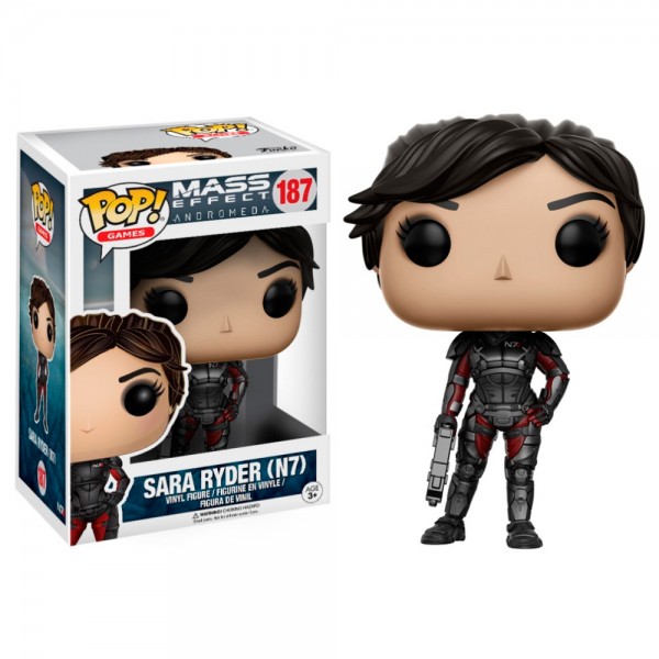 Фигурка Funko POP! Games Mass Effect Andromeda - Sara Ryder (N7) with Gun Vinyl Figure limited, 12930, 10см
Фигурка Funko POP! Games Mass Effect Andromeda - Sara Ryder (N7) with Gun Vinyl Figure limited, 12930, 10см