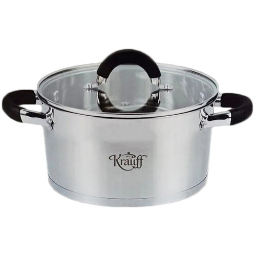 Кастрюля Krauff 6л со стеклянной крышкой 24см 
Кастрюля Krauff 6л со стеклянной крышкой 24см