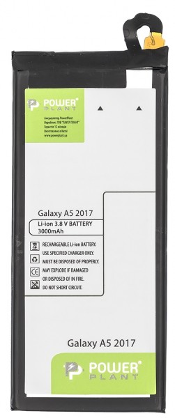 Аккумуляторная батарея PowerPlant EB-BA520ABE 3000 mAh для Samsung Galaxy A5 2017
Аккумуляторная батарея PowerPlant EB-BA520ABE 3000 mAh для Samsung Galaxy A5 2017