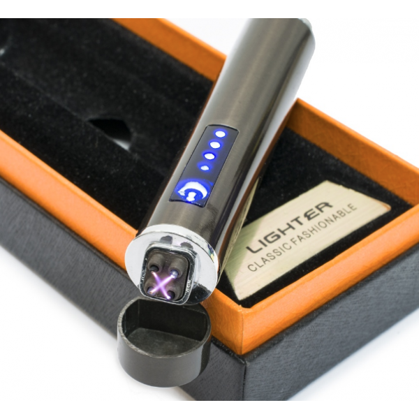 USB зажигалка Master Lighter импульсное электронное устройство для прикуривания с двумя молниями в подарочном кейсе 10 х 86 мм
USB зажигалка Master Lighter импульсное электронное устройство для прикуривания с двумя молниями в подарочном кейсе 10 х 86 мм