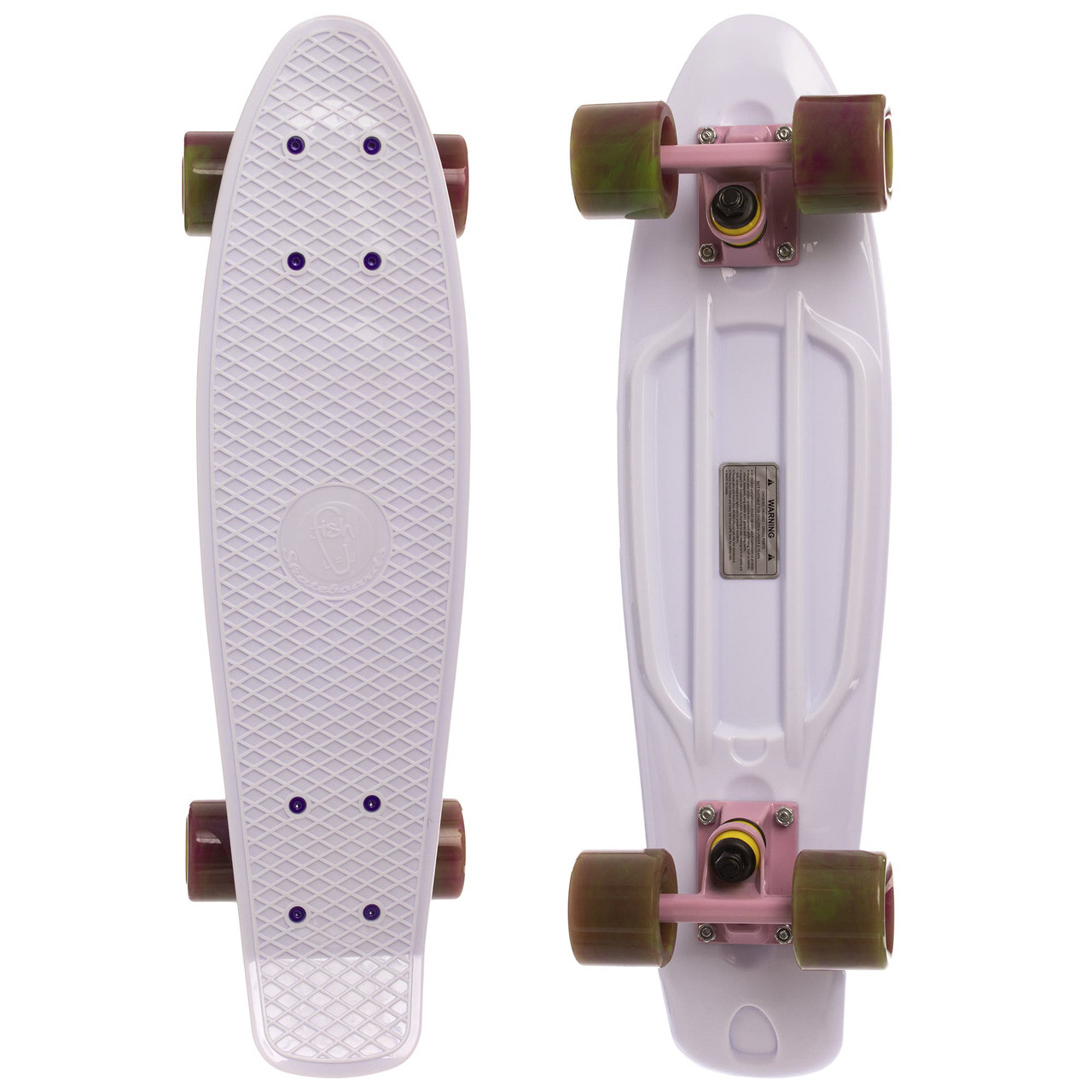 Скейт пенни борд Penny My Go Fish Skateboards SWIRL 404-18 22" White, мультиколор колеса
Скейт пенни борд Penny My Go Fish Skateboards SWIRL 404-18 22" White, мультиколор колеса