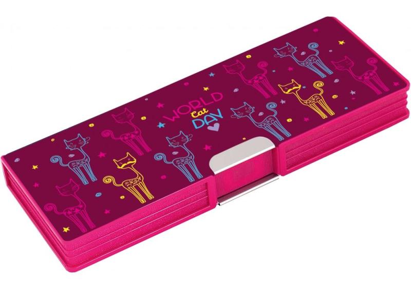 Пенал без наполнения Cool for school World Cat Day с держателем для ручек 2 отделения Бордовый
Пенал без наполнения Cool for school World Cat Day с держателем для ручек 2 отделения Бордовый