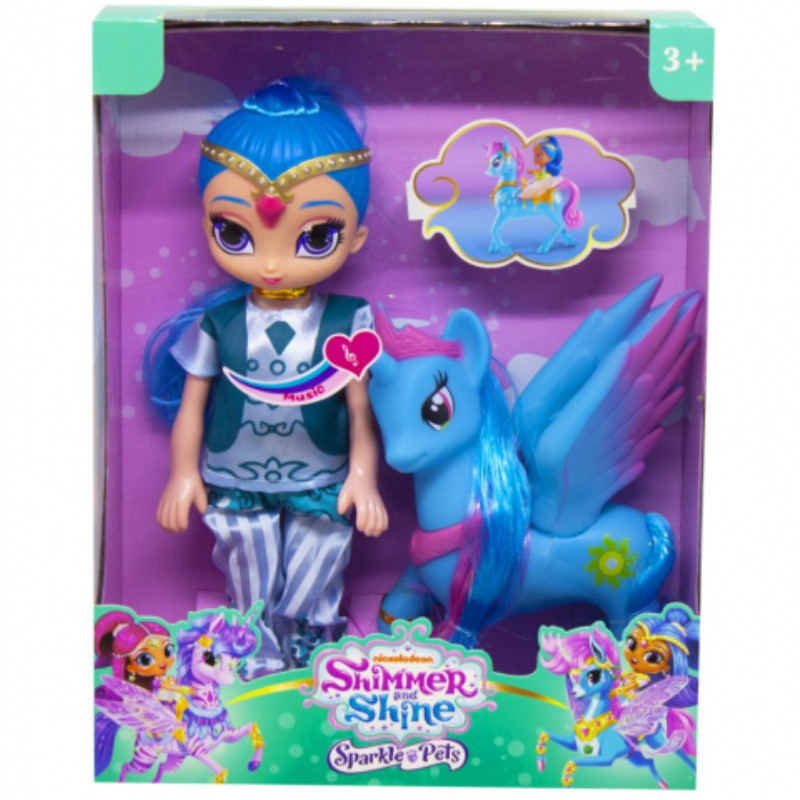 Кукла Шайн музыкальная Sparkle Pets 25 см Shimmer and Shine набор с пони единорог (PL066-2)
Кукла Шайн музыкальная Sparkle Pets 25 см Shimmer and Shine набор с пони единорог (PL066-2)