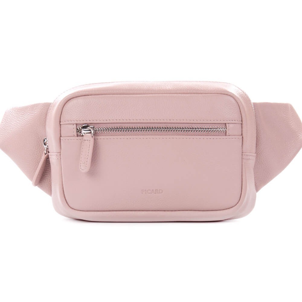 Бананка сумка на пояс женская кожаная Picard розовая 
Бананка сумка на пояс женская кожаная Picard розовая