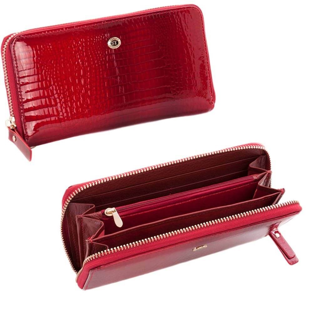 Кошелек клатч женский на молнии ST кожаный лаковый на молнии красный (4001 АЕ red)
Кошелек клатч женский на молнии ST кожаный лаковый на молнии красный (4001 АЕ red)