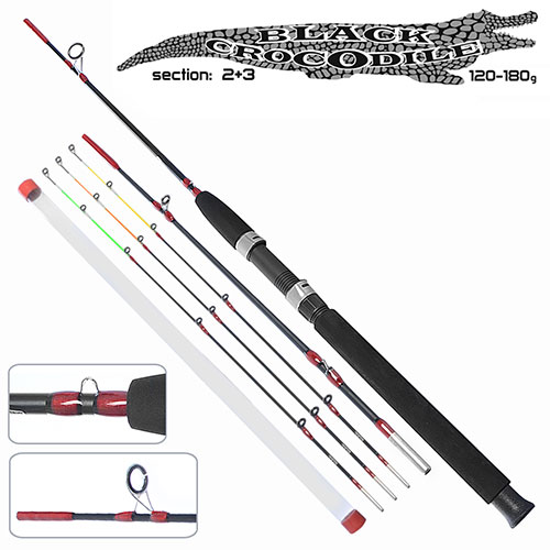 Спиннинг карповый штекерный фидер Sams Fish SF23862 Black Crocodile 2.7 м 180г 2+3к
Спиннинг карповый штекерный фидер Sams Fish SF23862 Black Crocodile 2.7 м 180г 2+3к