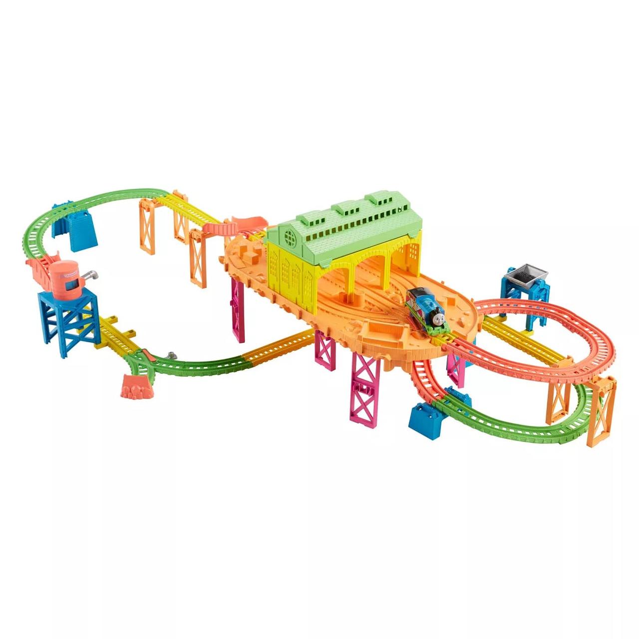 Светящаяся Железная дорога Фишер-Прайс Fisher-Price Thomas and Friends TrackMaster Hyper Glow Station
Светящаяся Железная дорога Фишер-Прайс Fisher-Price Thomas and Friends TrackMaster Hyper Glow Station
