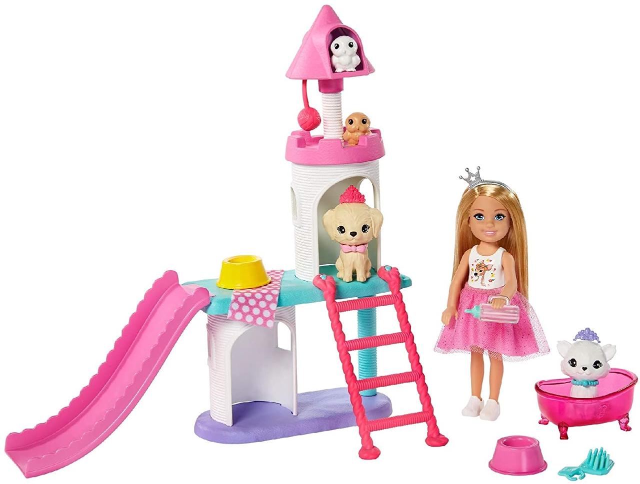 Кукла Барби Челси Приключения Принцессы Barbie Princess Adventure Chelsea Pet Castle Playset
Кукла Барби Челси Приключения Принцессы Barbie Princess Adventure Chelsea Pet Castle Playset