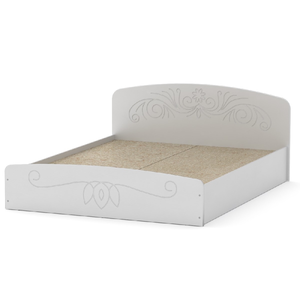 Кровать KOMPANIT "Нежность" МДФ 140 см х 200 см Нимфея Альба 
Кровать KOMPANIT "Нежность" МДФ 140 см х 200 см Нимфея Альба