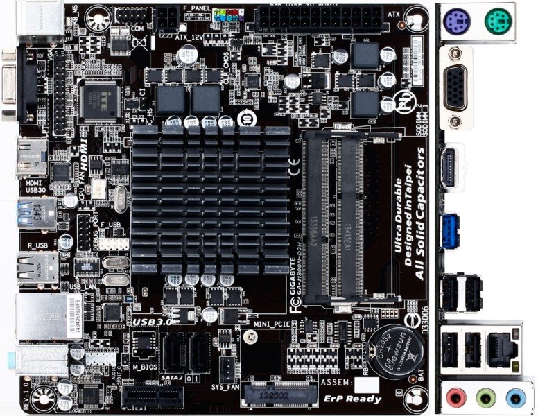 Материнская плата GIGABYTE GA-J1800N-D2H CPU Celeron Dual-Core (2.41GHz) 2xDDR3(SO) VGA-HDMI mITX
Материнская плата GIGABYTE GA-J1800N-D2H CPU Celeron Dual-Core (2.41GHz) 2xDDR3(SO) VGA-HDMI mITX