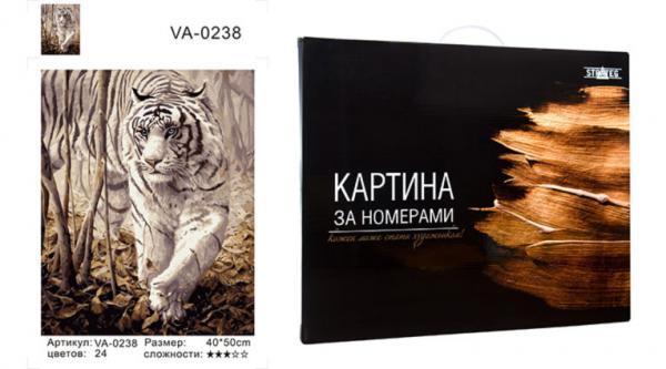 Набір для розпису за номерами Strateg VA-0238 "Білий тигр" 40х50 см коробка золото (VA-0238КЗ-mt)
Набір для розпису за номерами Strateg VA-0238 "Білий тигр" 40х50 см коробка золото (VA-0238КЗ-mt)