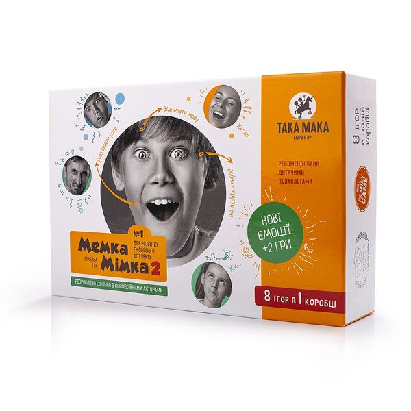 Игра настольная ТАКА МАКА Мемка Мимка-2 "Гра настільна ТАКА МАКА Мемка Мімка-2" (20002-UA)
Игра настольная ТАКА МАКА Мемка Мимка-2 "Гра настільна ТАКА МАКА Мемка Мімка-2" (20002-UA)