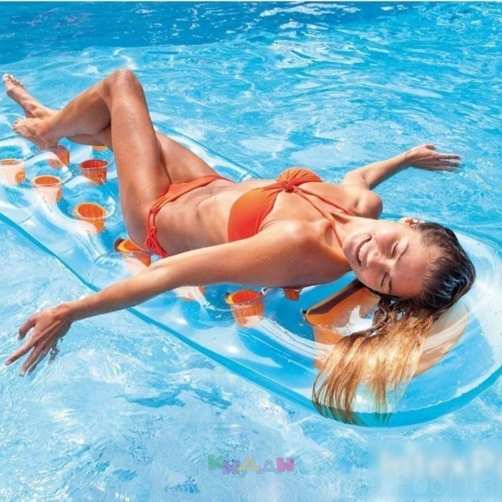 Пляжний надувний матрац для плавання Intex 59895 18-Pocket Suntanner Lounges (188х71 см)
Пляжний надувний матрац для плавання Intex 59895 18-Pocket Suntanner Lounges (188х71 см)
