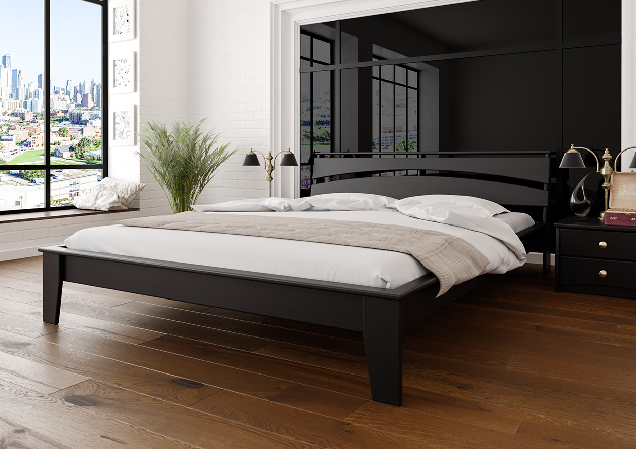 Кровать двуспальная из натурального дерева Венеция ЧДК ольха в спальню 160x200 Венге 
Кровать двуспальная из натурального дерева Венеция ЧДК ольха в спальню 160x200 Венге