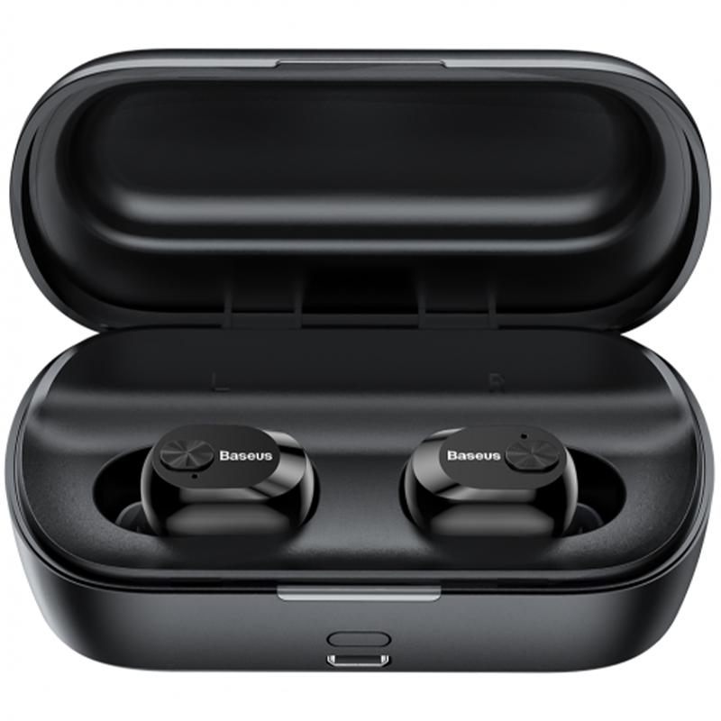 Беспроводные Bluetooth наушники Baseus W01 Black
Беспроводные Bluetooth наушники Baseus W01 Black