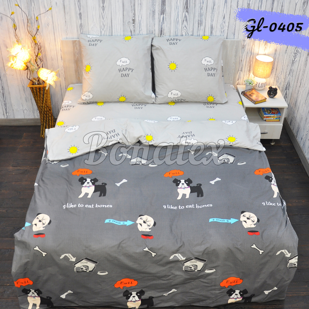 Комплект постільної білизни BonaVita двоспальний бязь Little Dog 180х215 (341-0405)
Комплект постільної білизни BonaVita двоспальний бязь Little Dog 180х215 (341-0405)