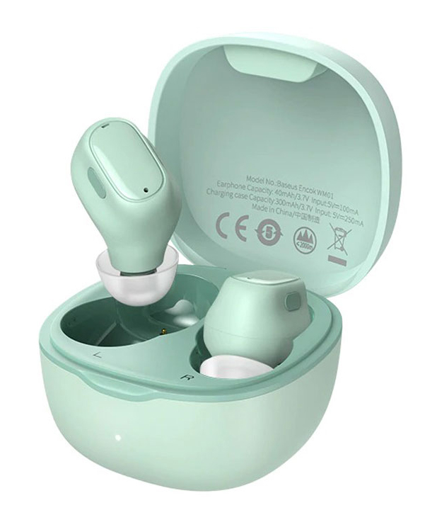 Навушники безпровідні Baseus Encok WM01 True Wireless Earphones М'ятний (NGWM01-06)
Навушники безпровідні Baseus Encok WM01 True Wireless Earphones М'ятний (NGWM01-06)
