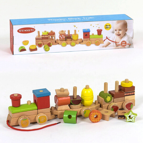 Деревянный Поезд сортер-каталка Vi Vi Wood Toy конструктор развивающий детский (4075854)
Деревянный Поезд сортер-каталка Vi Vi Wood Toy конструктор развивающий детский (4075854)