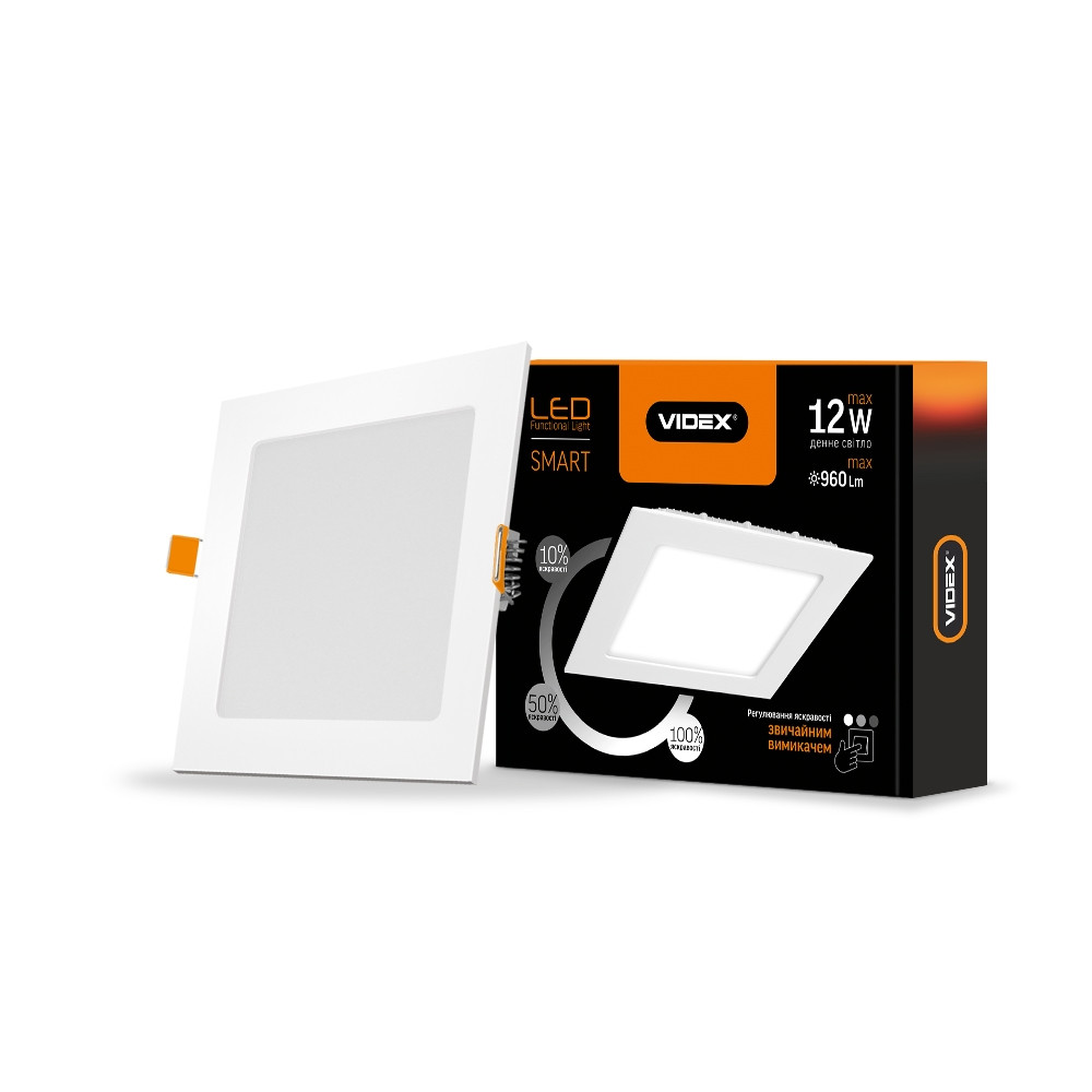 LED светильник с регулировкой цветности, встраиваемый квадрат VIDEX 12W 3000-6200K С3, VL-DLSС3-12, 24629
LED светильник с регулировкой цветности, встраиваемый квадрат VIDEX 12W 3000-6200K С3, VL-DLSС3-12, 24629