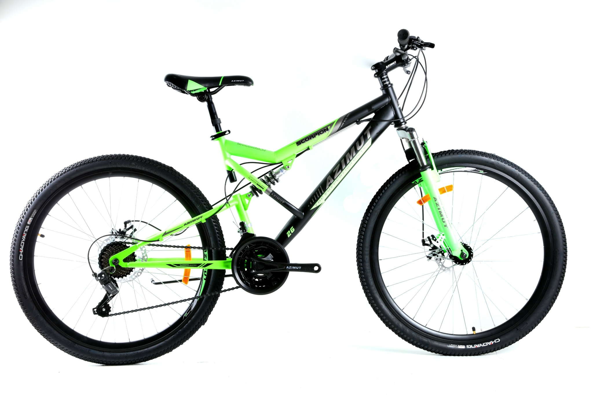 Велосипед Azimut Scorpion 2021 Shimano 26" 17" Black / Green (Scorpion/GFRD)
Велосипед Azimut Scorpion 2021 Shimano 26" 17" Black / Green (Scorpion/GFRD)